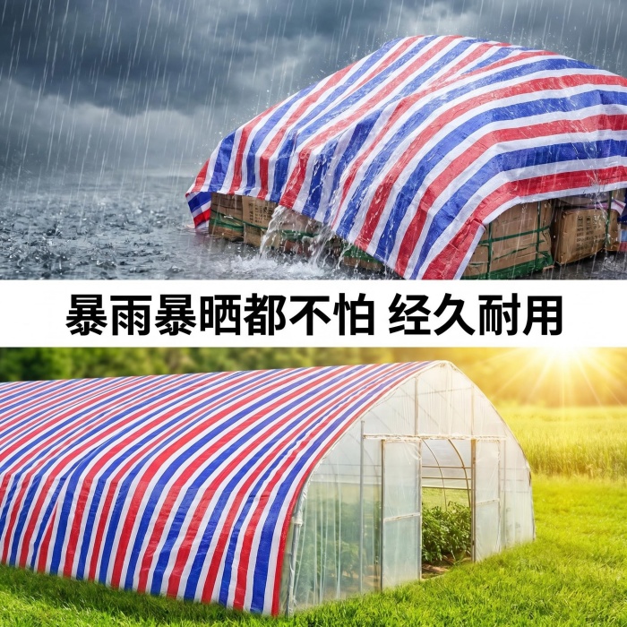 双面覆膜防水彩条布